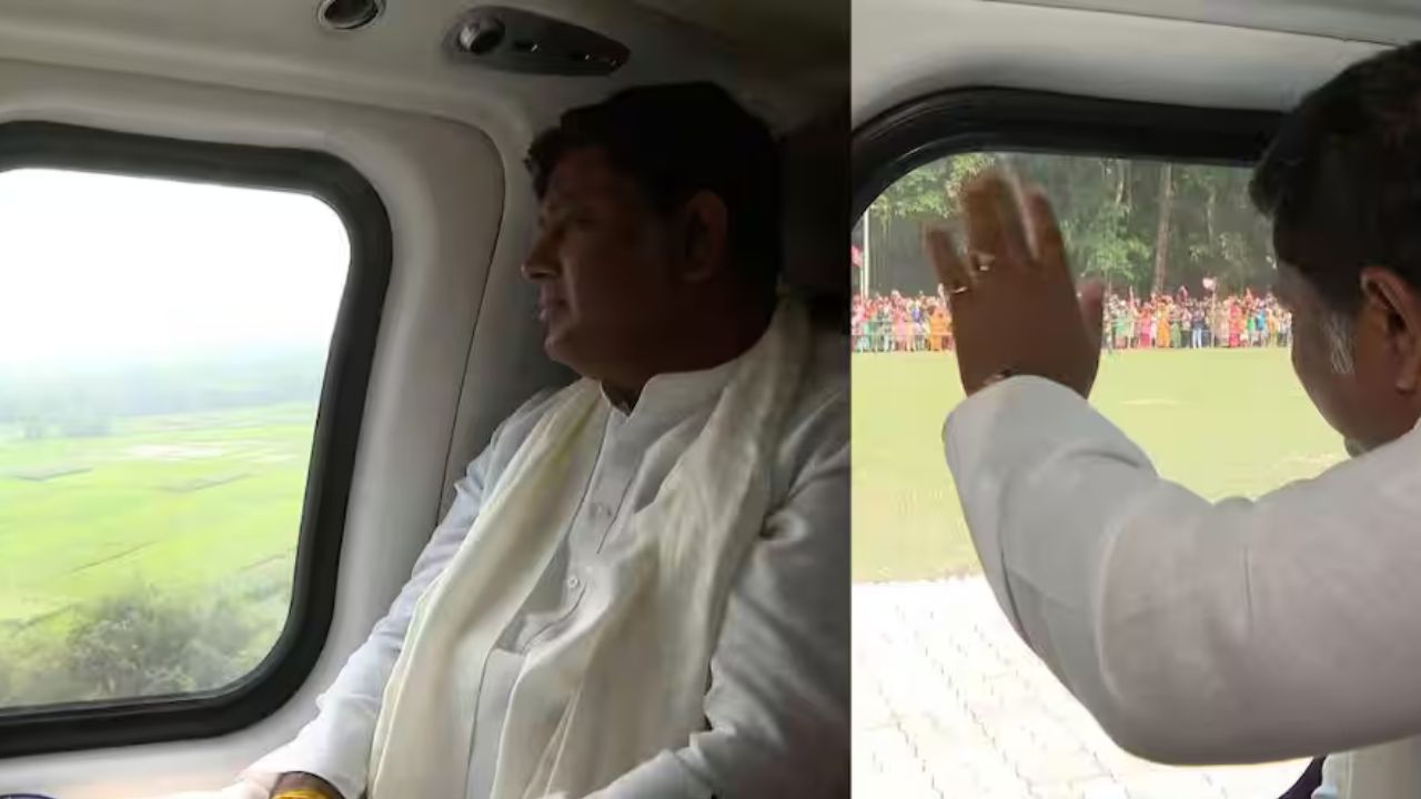 হেলিকপ্টারে নির্বাচনী প্রচার নিয়ে সুকান্ত মজুমদার: ‘একদিনে একাধিক সভায় পৌঁছতেই প্রয়োজন চপার’